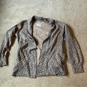 A&F Soft Collection Leopard Print Cardigan XS